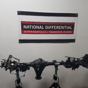 Jeep Wrangler JK Front Axle and Differential Assembly for model years 2007-2015.